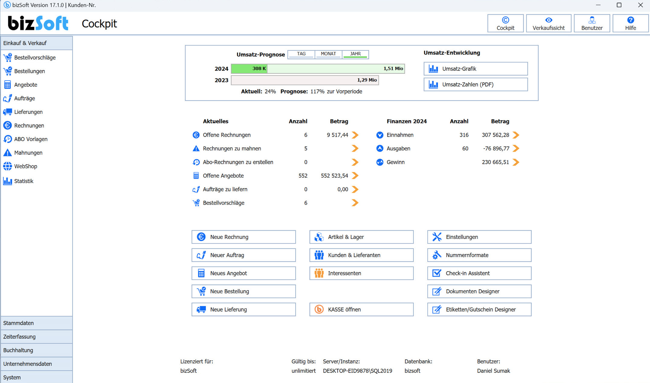 1000sende Nutzer vertrauen auf die bizSoft KMU Software