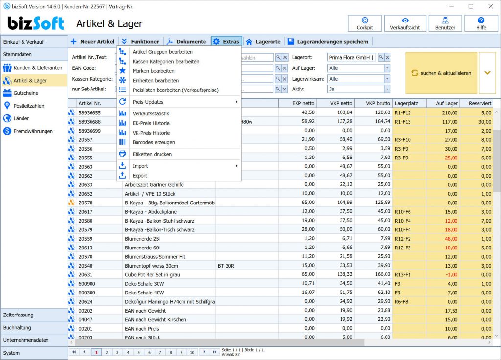 Clever arbeiten mit der KMU Software von bizSoft