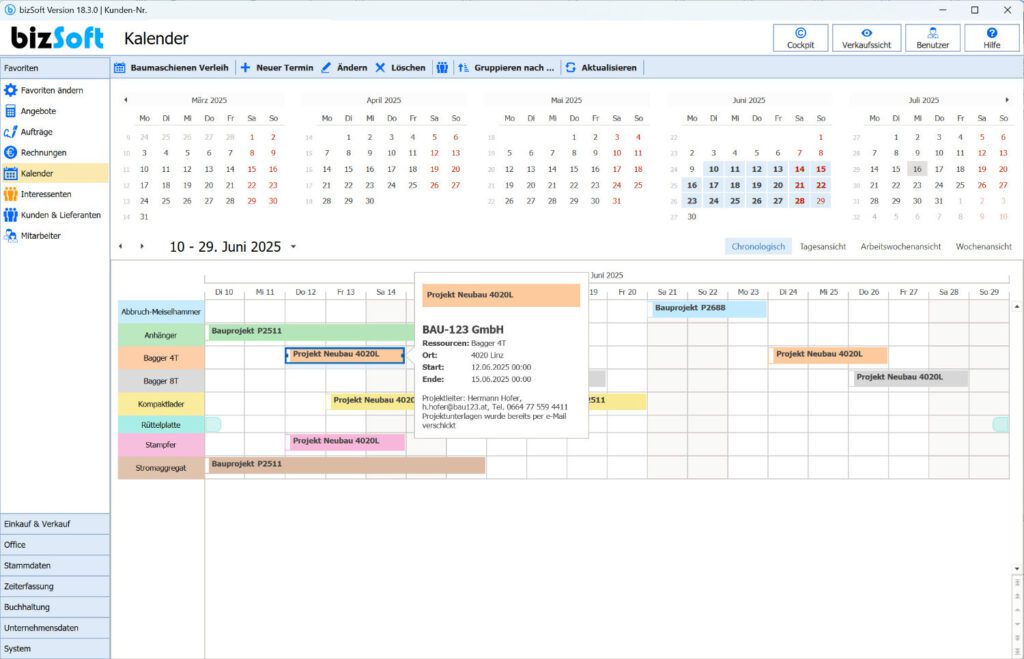 Terminkalender für die perfekte Terminkoordination
