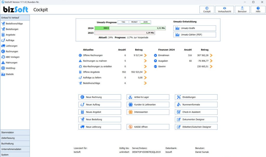 bizSoft ist die perfekte Lösung in Sachen Unternehmenssoftware